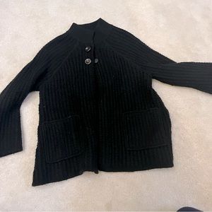 Christopher Fischer black cardigan